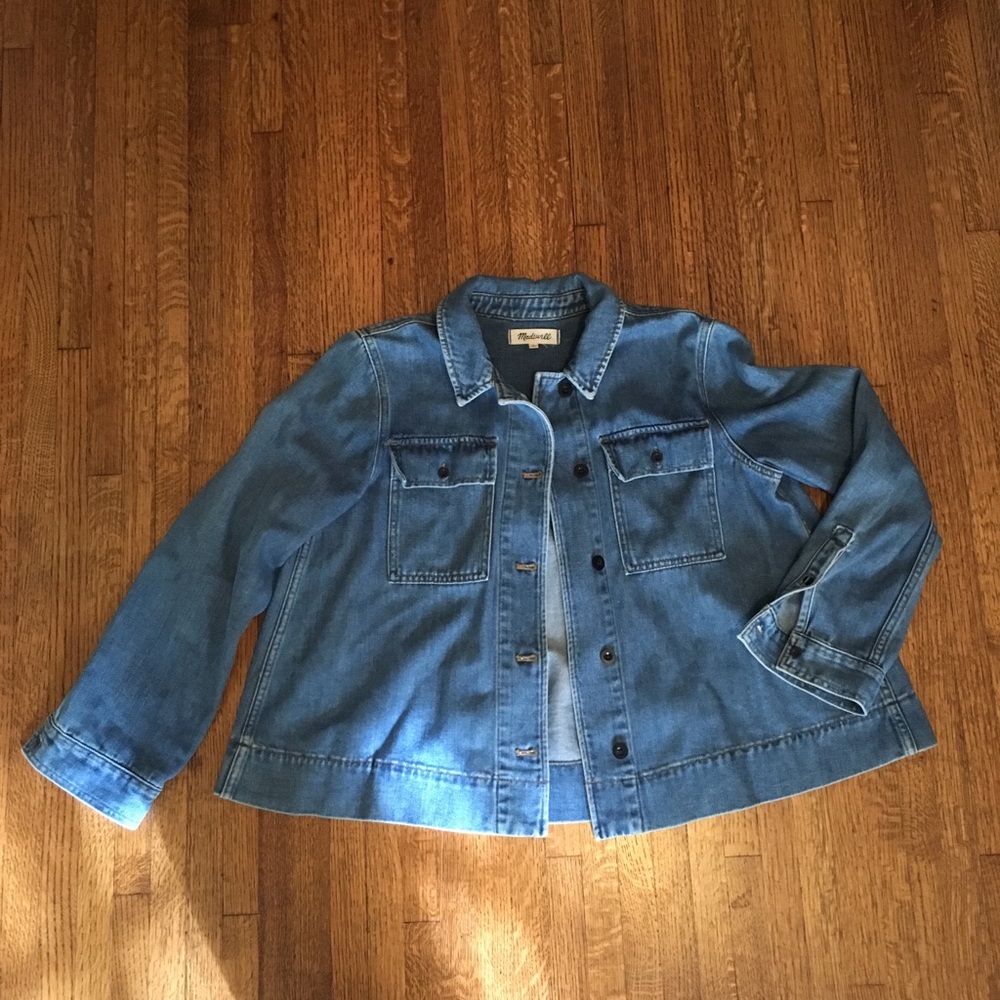 Madewell A-Line Jean Jacket